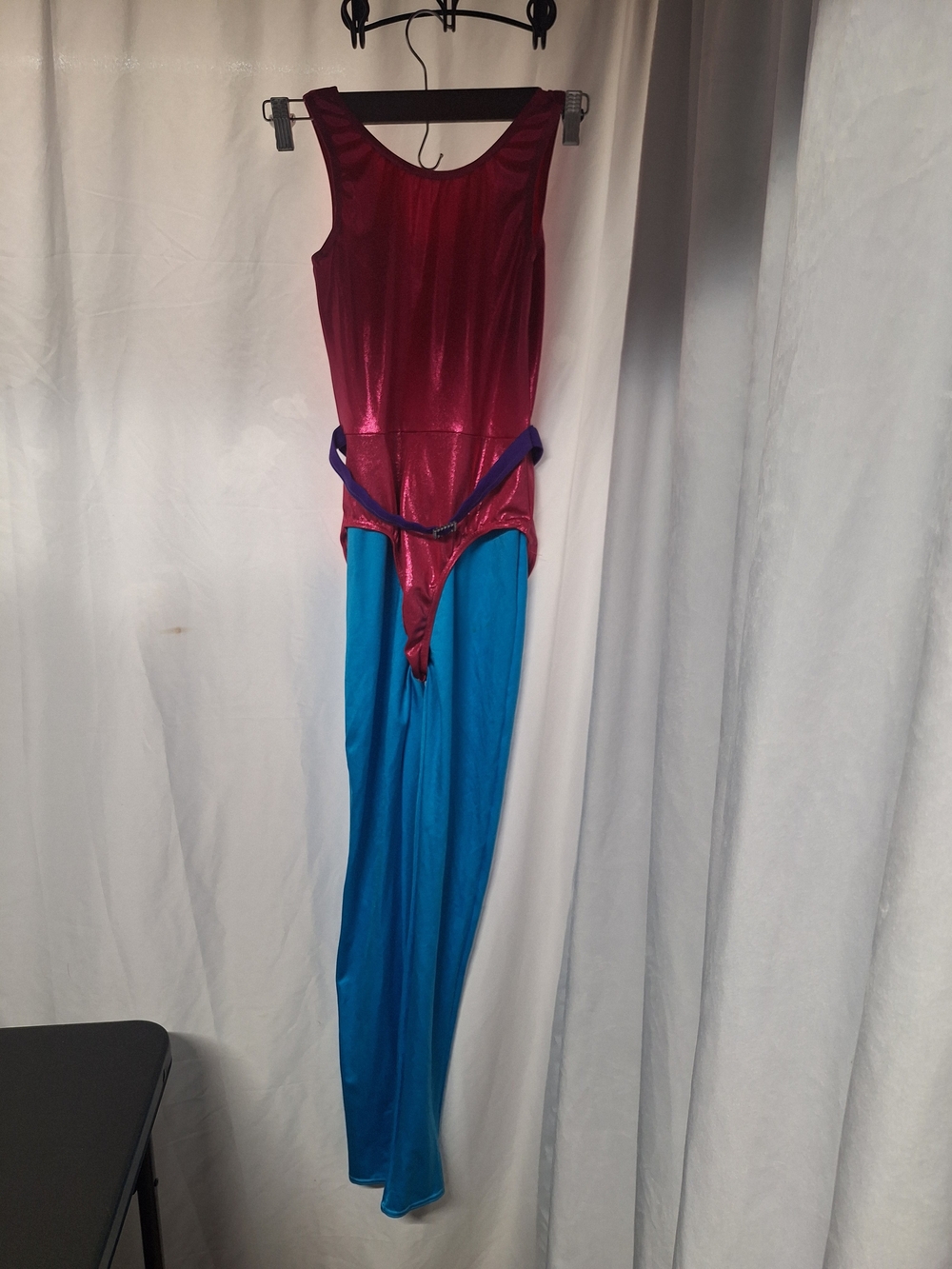 Weissman Metallic Pink and Blue Kids One-Piece Bodysuit
